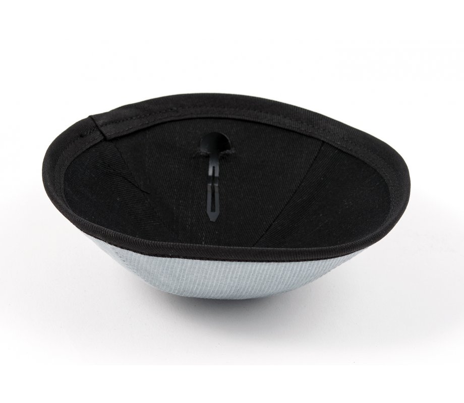 Corduroy Kippah with Attached Clip