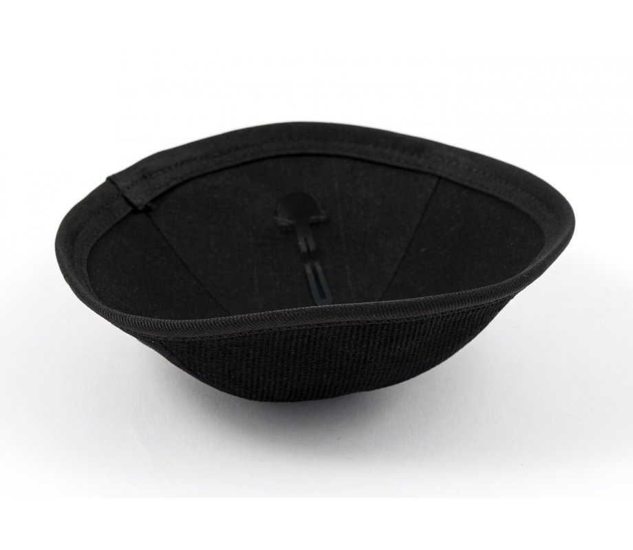 Corduroy Kippah with Attached Clip