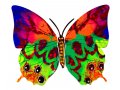 David Gerstein Double Sided Steel Wall Sculpture - Hava Butterfly