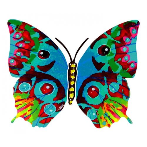 David Gerstein Double Sided Steel Wall Sculpture - Hava Butterfly