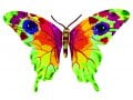 David Gerstein Double Sided Steel Wall Sculpture - Vered Butterfly