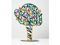 David Gerstein Free Standing Double Sided Flower Sculpture - Green Bouquet