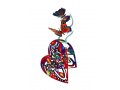 David Gerstein Free Standing Double Sided Heart Sculpture - Open Heart