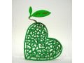 David Gerstein Free Standing Double Sided Heart Sculpture - Think Green