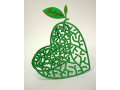 David Gerstein Free Standing Double Sided Heart Sculpture - Think Green