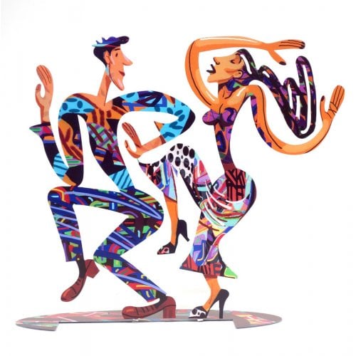 David Gerstein Free Standing Double Sided Sculpture Figures - Dancers