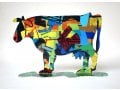 David Gerstein Free Standing Double Sided Steel Sculpture - Dora Cow