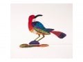 David Gerstein Free Standing Double Sided Steel Sculpture - Friendly Bird