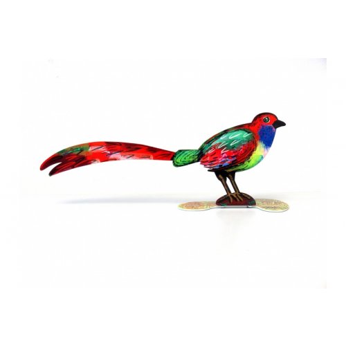 David Gerstein Free Standing Double Sided Steel Sculpture - Generous Bird