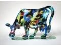 David Gerstein Free Standing Double Sided Steel Sculpture - Lola Cow