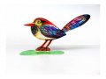 David Gerstein Free Standing Double Sided Steel Sculpture - Musical Bird