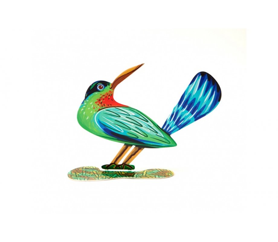 David Gerstein Free Standing Double Sided Steel Sculpture - Winning Bird