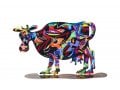 David Gerstein Free Standing Steel Double Sided Sculpture - Hulda Cow