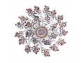 David Gerstein Large Laser Cut Fruit Bowl or Wall Decoration - Cyclists