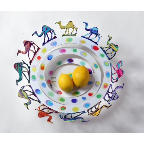 David Gerstein Laser Cut Fruit Bowl or Wall Decoration - Camels