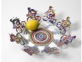 David Gerstein Laser Cut Fruit Bowl or Wall Decoration - Cyclists