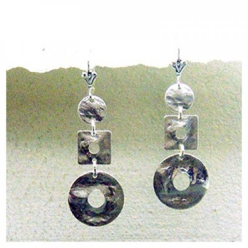 Dazzling Silver Mix Earring by Edita