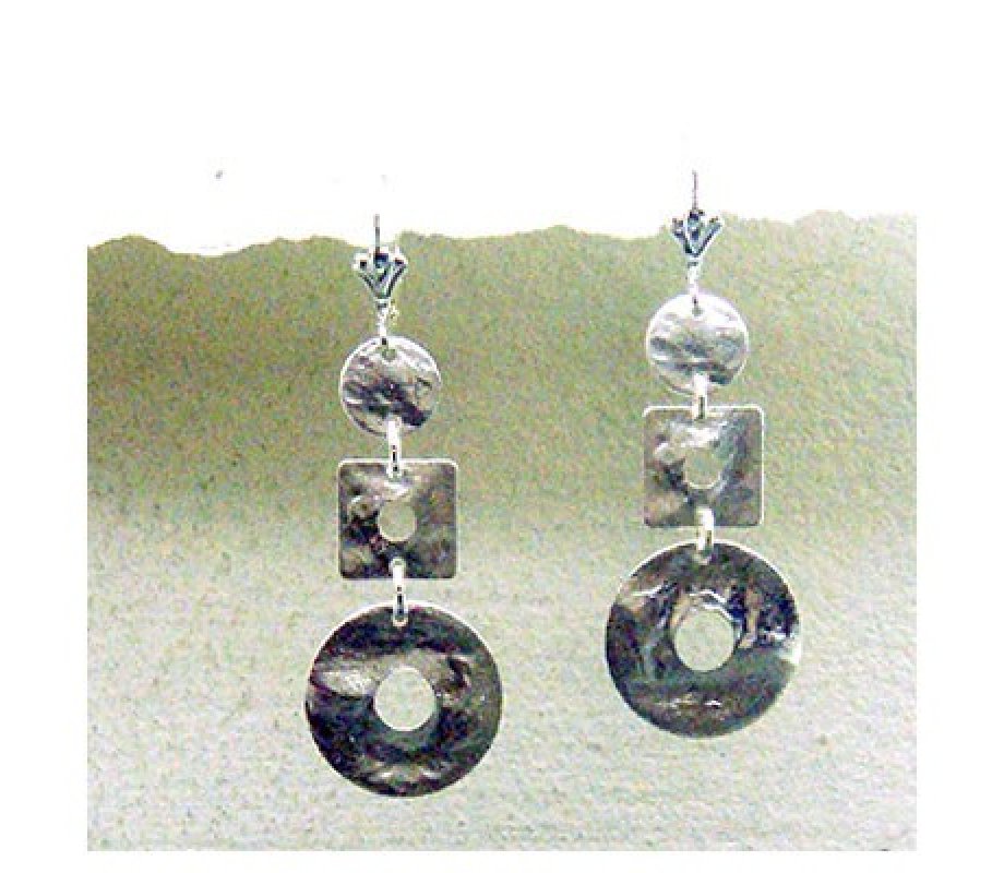 Dazzling Silver Mix Earring by Edita