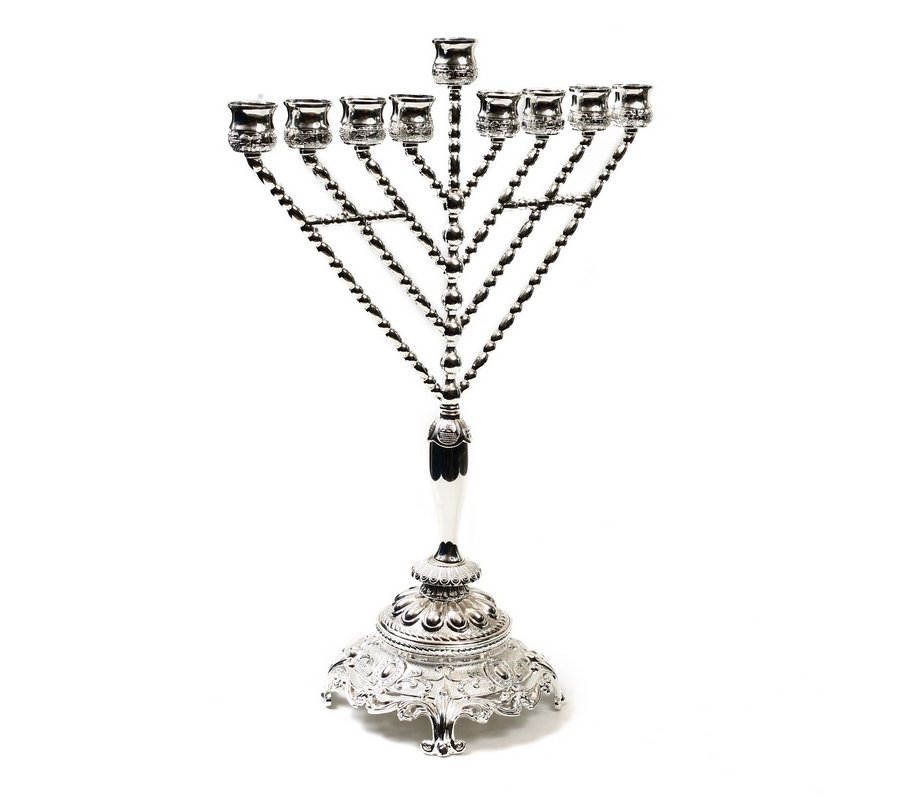 Decorated Chabad Menorah