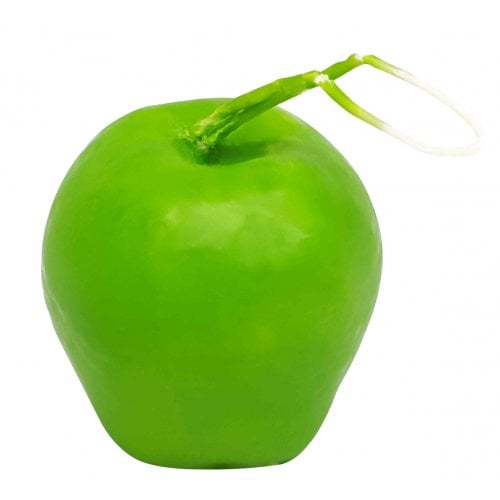 Decorative Handcrafted Havdalah Candle - Green Apple