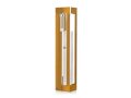 Dorit Judaica Clear Acrylic Mezuzah Case, Gold Frame - Gold or Silver Shin