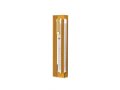 Dorit Judaica Clear Acrylic Mezuzah Case, Gold Frame - Gold or Silver Shin