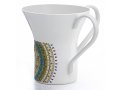 Dorit Judaica Netilat Yadayim Wash Cup - Colorful Mandalas and Pomegranates