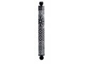 Dorit Judaica Square Tube Mezuzah Case - Black and Gray Oriental Design