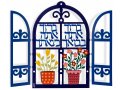 Dorit Judaica Wall Plaque, Decorative Windows - Arrival and Departure Blessing