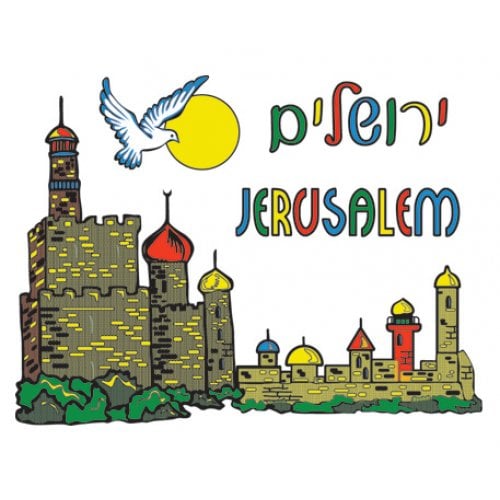 Dove of Peace Jerusalem Long Sleeved T-Shirt