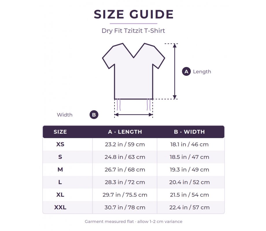 Dry-Fit Tzitzit T-Shirt V Neck with Kosher Tzitzis, Black - Moisture-Wicking Athletic Shirt