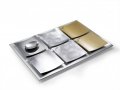 Dune Design Mixed Metals Seder Plate by Laura Cowan