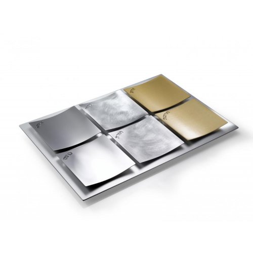Dune Design Mixed Metals Seder Plate by Laura Cowan