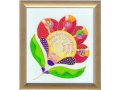 Dvora Black Daughters Blessing Hand-Finished Print Floral - Hebrew or English