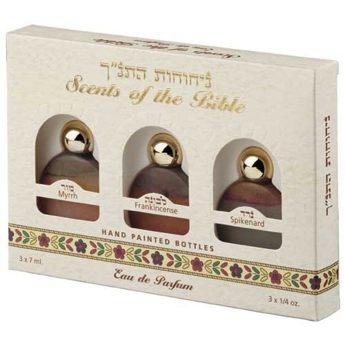 Ein Gedi Perfume Trio Scents of the Bible - Myrrh Frankincense and Spikenard