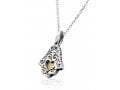 Ethnic Kabbalah Hamsa Necklace by HaAri