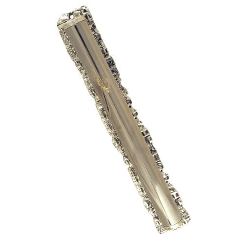 Extra Large Old City Jerusalem design Mezuzah Case