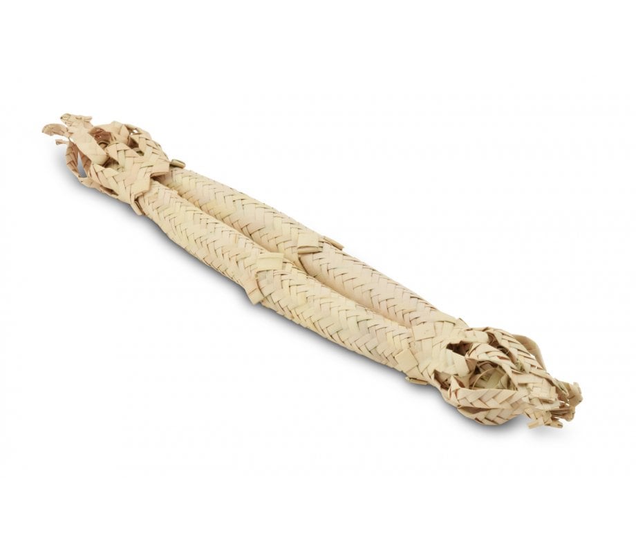 Extra Long Handmade Besamim Spice Holder - Koishiklach from Lulov Palm Leaves