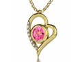 Fairy Heart Pendant By Nano Gold - Gold Plate