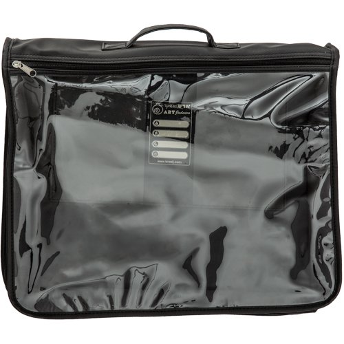 Faux Leather and PVC Tallit and Tefillin Carrier Briefcase - Black