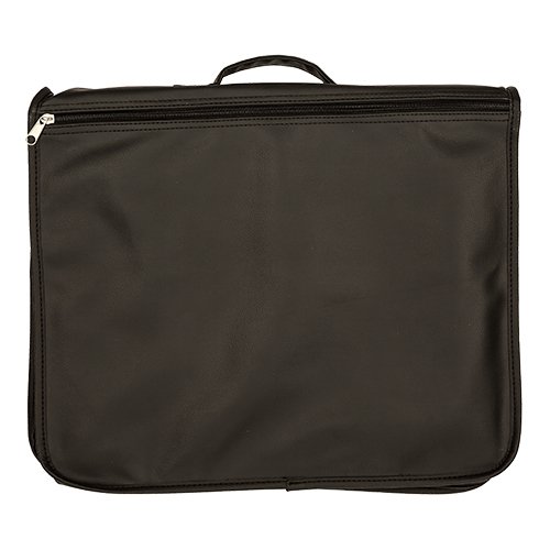 Faux Leather and PVC Tallit and Tefillin Carrier Briefcase - Black
