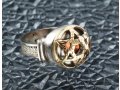 Five Elements Ring with Gold Star of David by HaAri Kabbalah Jewelry