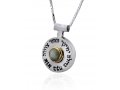 Five Metal Catseye Kabbalah Pendant