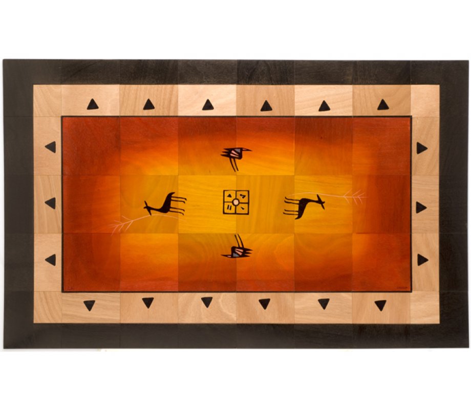 Floor Mat Shemesh by Kakadu Art