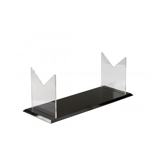 Folding Acrylic Stand on Plastic Base for Yemenite Kudu Shofar 36