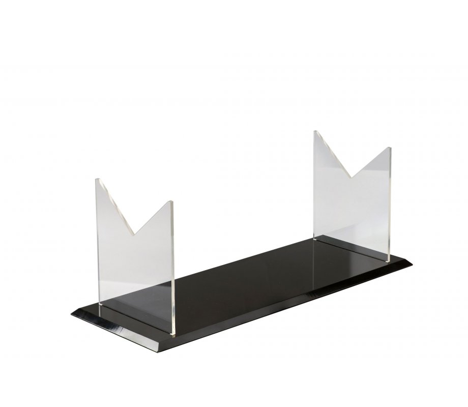 Folding Acrylic Stand on Plastic Base for Yemenite Kudu Shofar 36