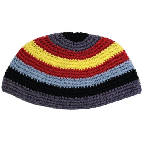 Frik Kippah with Multicolor Wide Stripes