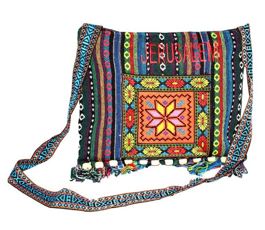 Vintage Embroidered Tassel Sling Crossbody Boho Hippie Shoulder Bag