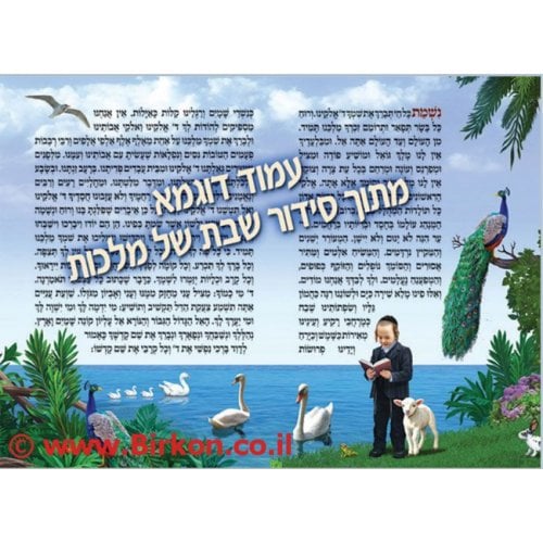 Fully Illustrated Siddur for Children - Laminated Paper