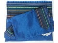 Gabrieli Handwoven Royal Blue Silk Tallit Set - Josephs Coats Colorful Stripes